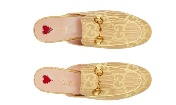 Gucci Jumbo GG Princetown Slipper 'Yellow' - DUBAI ALL STAR