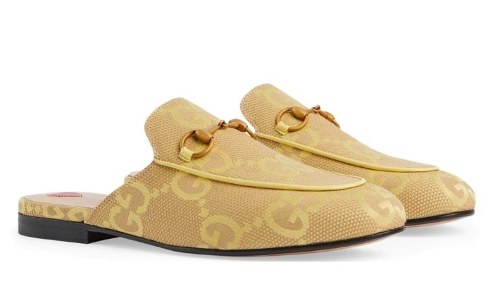 Gucci Jumbo GG Princetown Slipper 'Yellow' - DUBAI ALL STAR