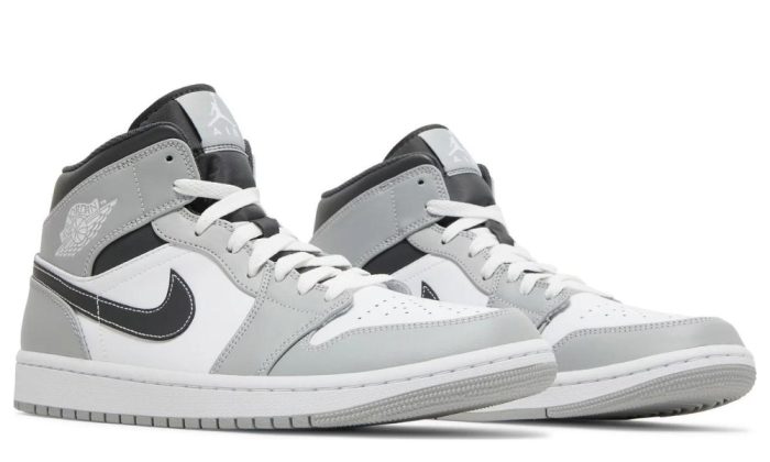 Air Jordan 1 Mid 'Light Smoke Grey' - DUBAI ALL STAR