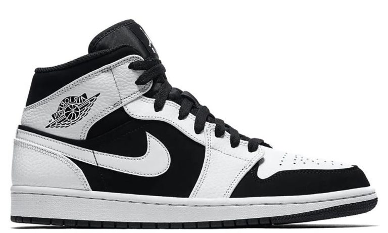 Nike Air Jordan 1 Mid Black & White - DUBAI ALL STAR