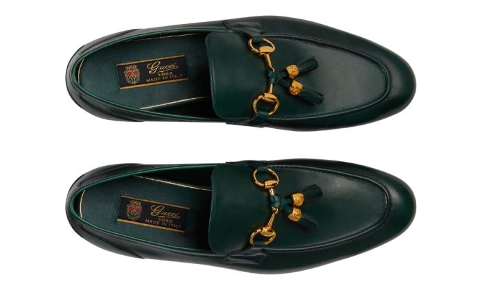 Gucci Jordaan Loafer 'Green' - DUBAI ALL STAR