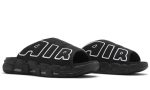 Air More Uptempo Slide ‘Black - Black Sole’ - DUBAI ALL STAR