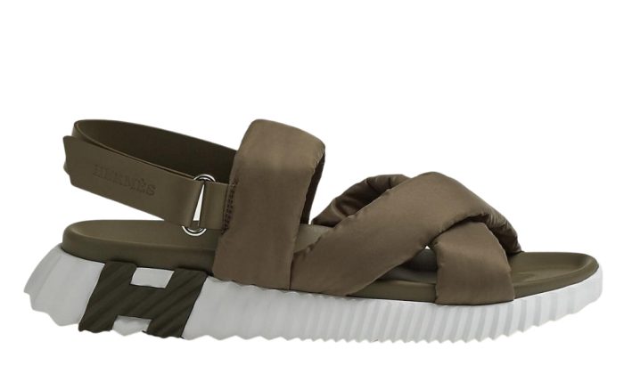 Hermes Electric sandal "Tundra Green" - DUBAI ALL STAR