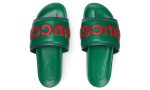 Gucci  Leather Logo Slides - DUBAI ALL STAR