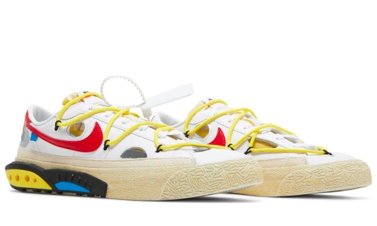 Off-White x Nike Blazer Low 'White University Red' - DUBAI ALL STAR