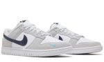 Nike Dunk Low 'Mini Swoosh - Football Grey Midnight Navy' - DUBAI ALL STAR