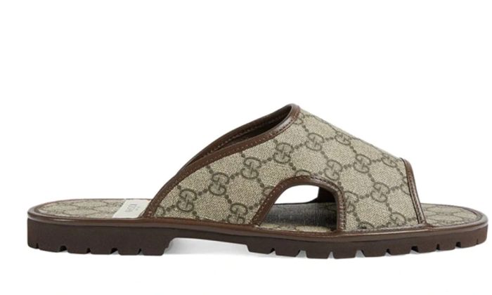 Gucci Men's GG Supreme Slide Sandal - DUBAI ALL STAR