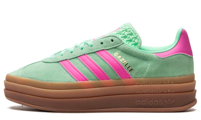 Adidas Gazelle Bold 'Pulse Mint Screaming Pink' - DUBAI ALL STAR