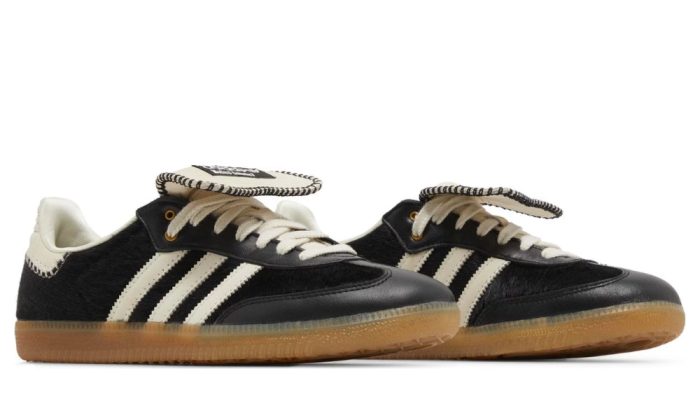 Adidas Samba Pony Tonal Low x Wales Bonner 'Core Black' - DUBAI ALL STAR