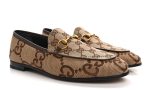 Women's Maxi GG Gucci Jordaan Loafer 'Camel Ebony' - DUBAI ALL STAR