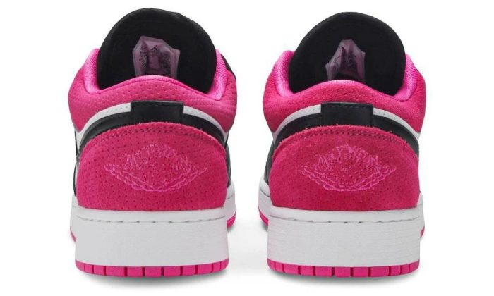 Air Jordan 1 Low SE GS 'Black Active Fuchsia' - DUBAI ALL STAR