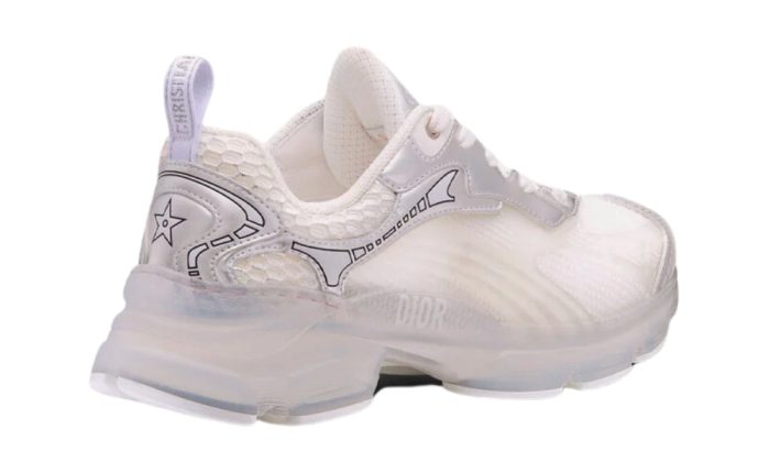 Dior Vibe Sneaker "White Mesh and Silver-Tone" - DUBAI ALL STAR