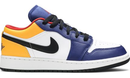 Air Jordan 1 Low GS 'Royal Yellow' - DUBAI ALL STAR