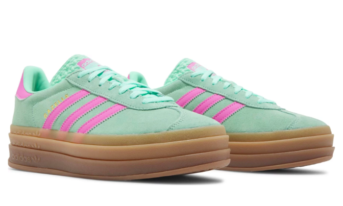 Adidas Gazelle Bold 'Pulse Mint Screaming Pink' - DUBAI ALL STAR