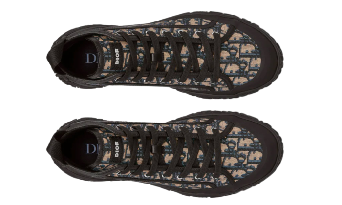 Dior B28 High 'Dior Oblique - Beige Black' - DUBAI ALL STAR