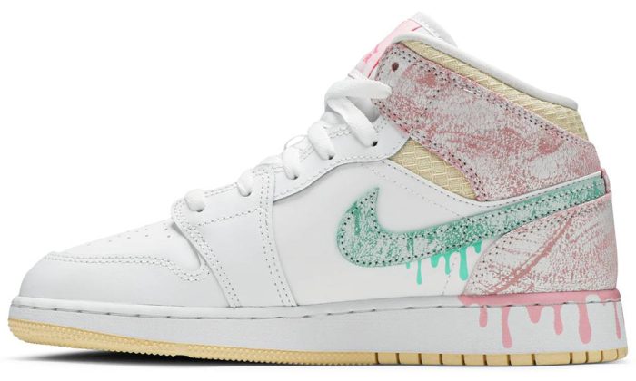 Air Jordan 1 Mid SE GS 'Ice Cream' - DUBAI ALL STAR