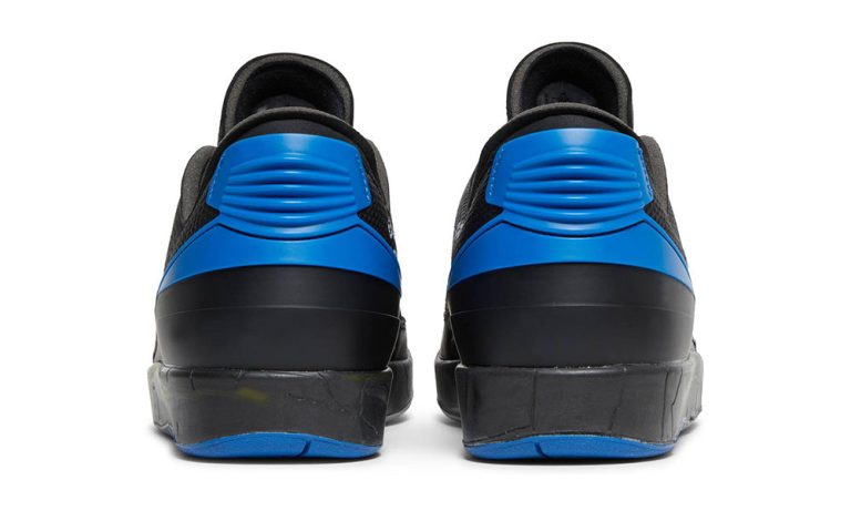 Off-White x Air Jordan 2 Retro Low SP 'Black Varsity Royal' - DUBAI ALL STAR