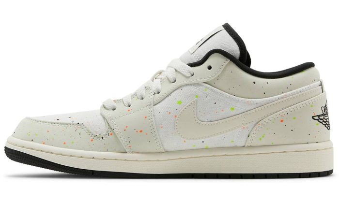 Air Jordan 1 Low 'Brushstroke Swoosh - Paint Splatter' - DUBAI ALL STAR