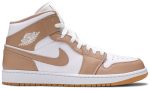 Air Jordan 1 Mid 'Tan Gum' Sneakers - DUBAI ALL STAR