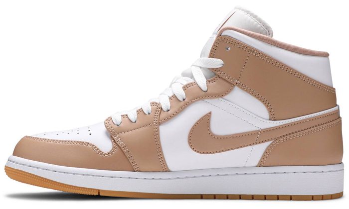 Air Jordan 1 Mid 'Tan Gum' Sneakers - DUBAI ALL STAR