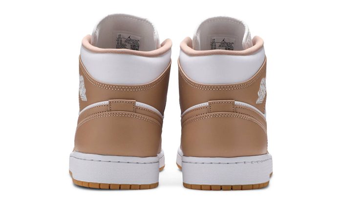 Air Jordan 1 Mid 'Tan Gum' Sneakers - DUBAI ALL STAR