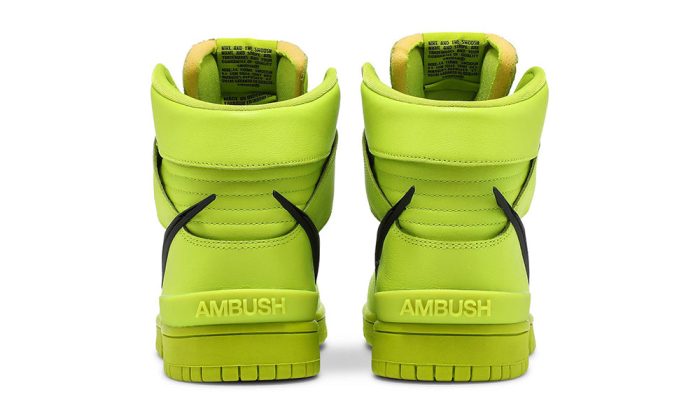 AMBUSH x NIKE Dunk High 'Flash Lime' - DUBAI ALL STAR