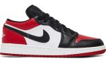 Air Jordan 1 Low GS 'Bred Toe' - DUBAI ALL STAR