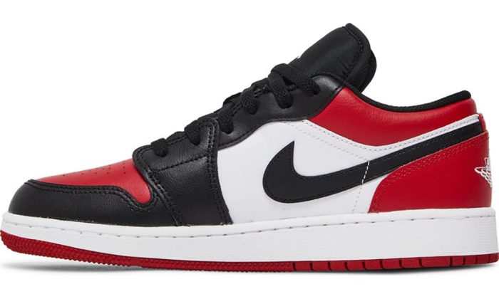 Air Jordan 1 Low GS 'Bred Toe' - DUBAI ALL STAR