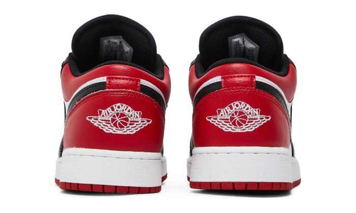 Air Jordan 1 Low GS 'Bred Toe' - DUBAI ALL STAR