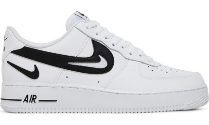 Air Force 1 '07 'Cut Out Swoosh - White Black' - DUBAI ALL STAR