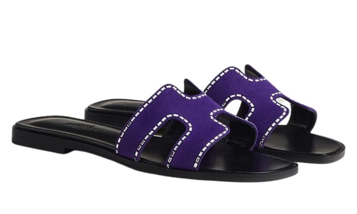 HERMES Oran Sandal "Violet Majorette" - DUBAI ALL STAR