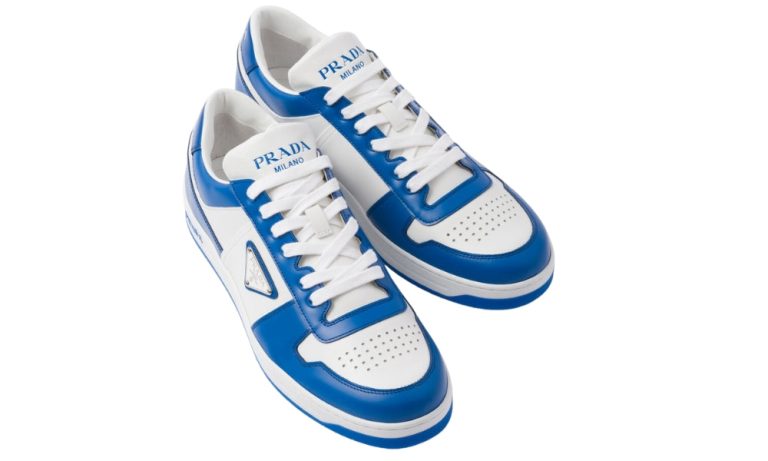 Prada Downtown Leather 'White Cobalt' - DUBAI ALL STAR