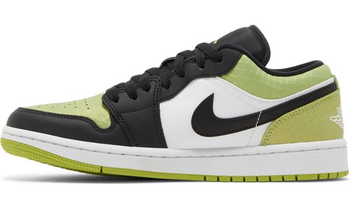 Air Jordan 1 Low SE 'Vivid Green Snakeskin' - DUBAI ALL STAR