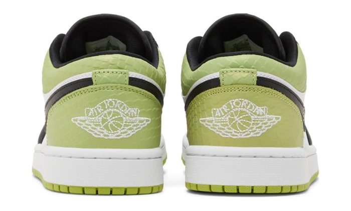 Air Jordan 1 Low SE 'Vivid Green Snakeskin' - DUBAI ALL STAR