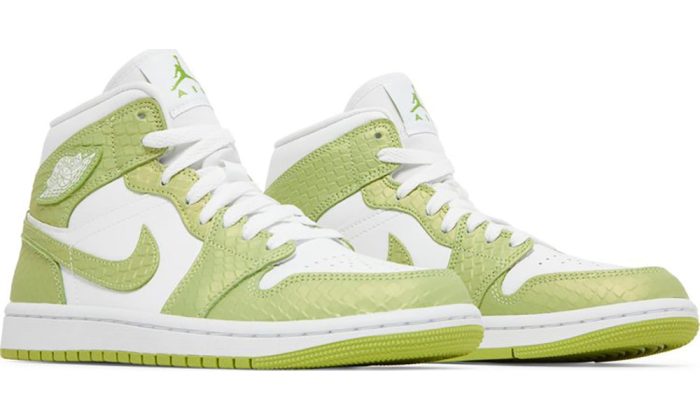 Air Jordan 1 Mid SE 'Green Python' - DUBAI ALL STAR