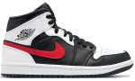 Air Jordan 1 Mid Black Chile Red White - DUBAI ALL STAR