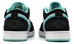 Nike Air Jordan 1 Low "White Black Island Green" - DUBAI ALL STAR