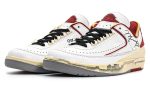 Air Jordan 2 Low x Off-White "White and Varsity Red" - DUBAI ALL STAR