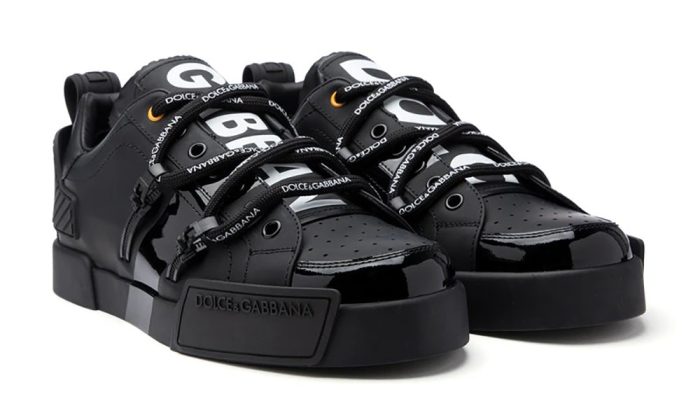 Dolce & Gabbana Portofino Sneakers in Black - DUBAI ALL STAR