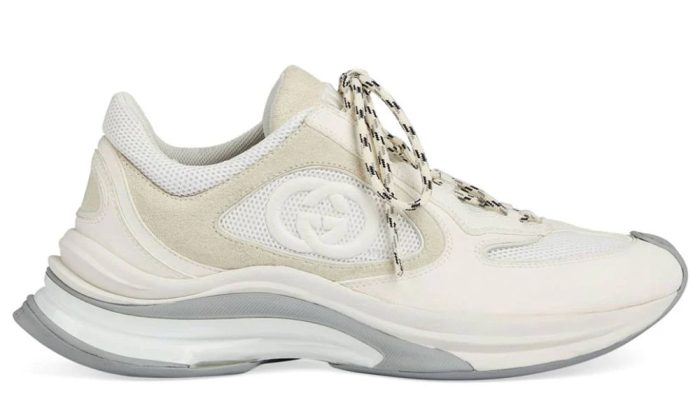 Gucci Wmns Run Sneaker 'White Suede' - DUBAI ALL STAR