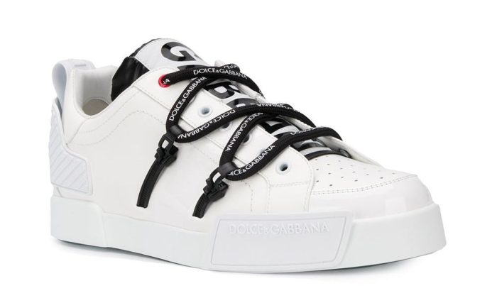 Dolce & Gabbana Portofino Logo-Embossed Sneakers - DUBAI ALL STAR