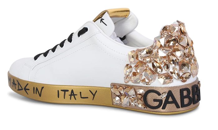 DOLCE & GABBANA Logo Patch Sneakers - DUBAI ALL STAR