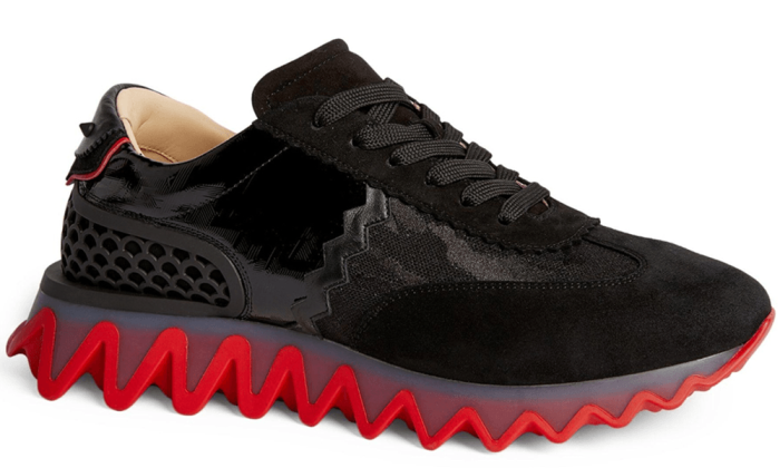 Christian Louboutin Loubishark Suede Low-Top Sneakers - DUBAI ALL STAR