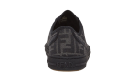 Fendi Domino Black Fabric Low-Tops - DUBAI ALL STAR