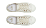 Fendi Domino White Fabric Low-Tops - DUBAI ALL STAR