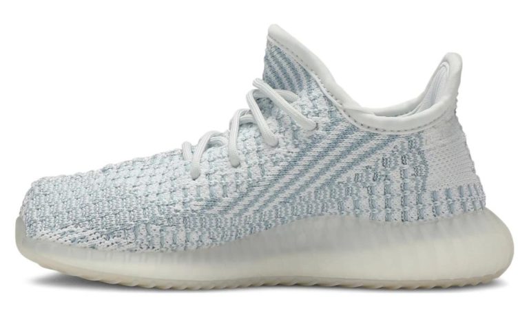 Yeezy Kids 350 V2 'Cloud White Non-Reflective' sneakers - DUBAI ALL STAR