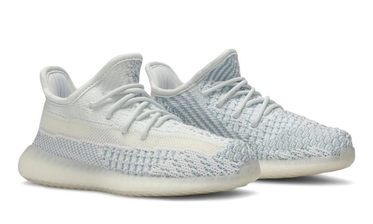 Yeezy Kids 350 V2 'Cloud White Non-Reflective' sneakers - DUBAI ALL STAR