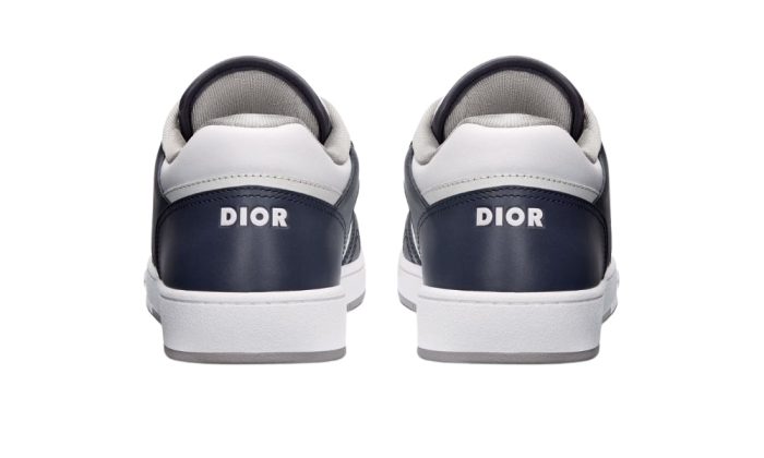 Dior B27 Smooth Calfskin With Dior Oblique Jacquard Deep Blue - DUBAI ALL STAR