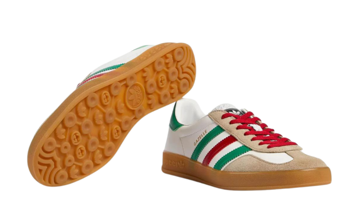 Adidas x GUCCI Gazelle  'White Green Red' - DUBAI ALL STAR