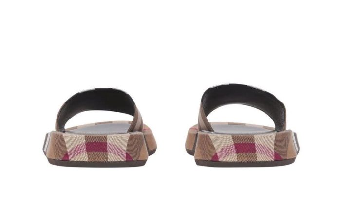 Burberry check-print cotton slides - DUBAI ALL STAR